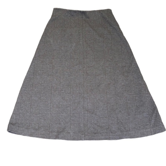 Uniqlo A Line Plaid Skirt with Elastic Waist Size S - Picture 7 of 8